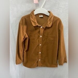 H&M Kids’ Cotton Corduroy Overshirt – Light Brown (EUC) 3-4YRS